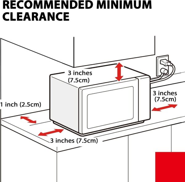 Countertop Microwave Oven - Smart Sensor, Convection, Combi - Mute & ECO - 1.5 - Image 10