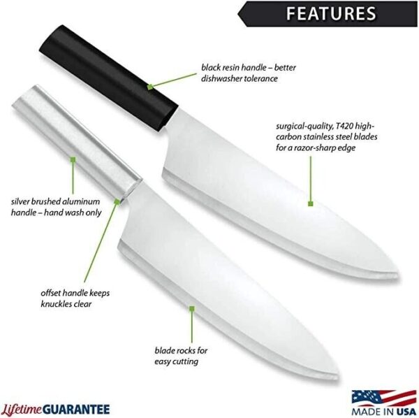 Rada Cutlery Black French Chef's Knife - Image 3